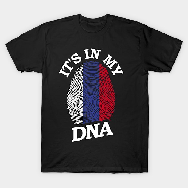 It's in My Dna Russia T-Shirt by BramCrye